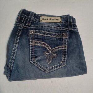 Rock Revival Women's Sherry Bermuda Shorts 34 E8439M21